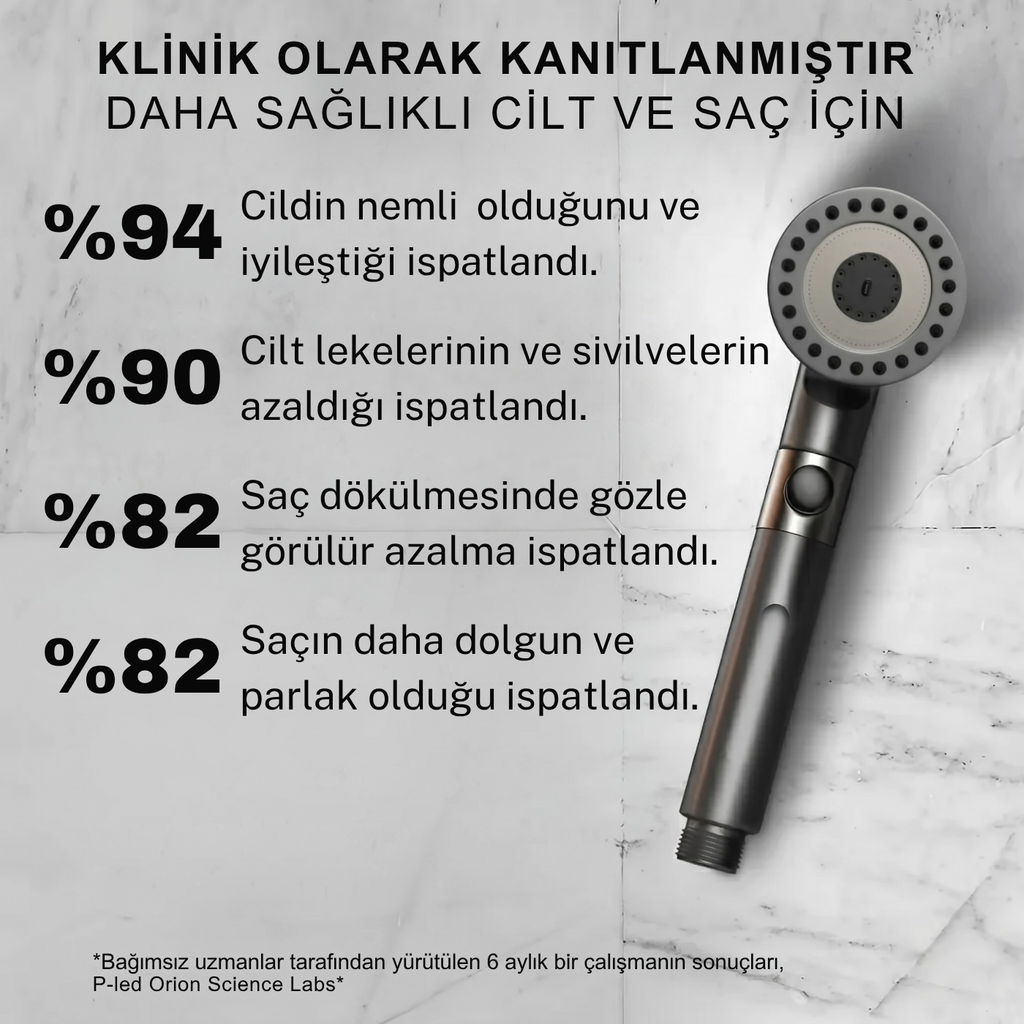 3 FONKSİYONLU FİLTRELİ DUŞ BAŞLIĞI