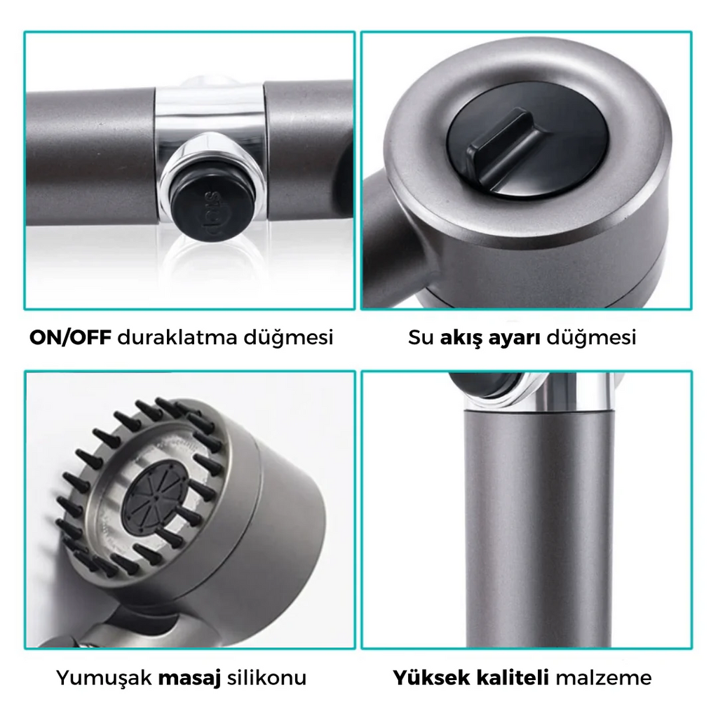 3 FONKSİYONLU FİLTRELİ DUŞ BAŞLIĞI