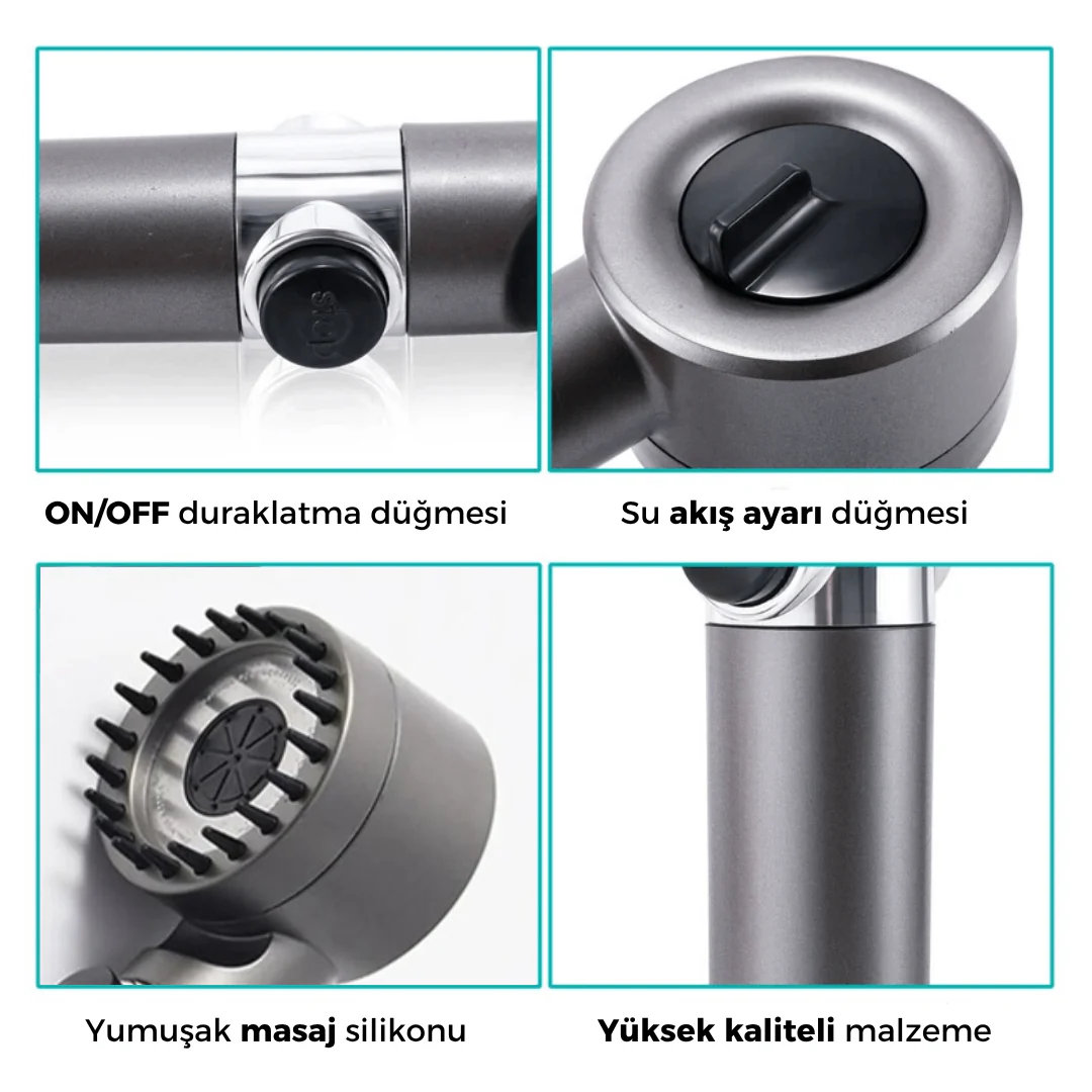 3 FONKSİYONLU FİLTRELİ DUŞ BAŞLIĞI